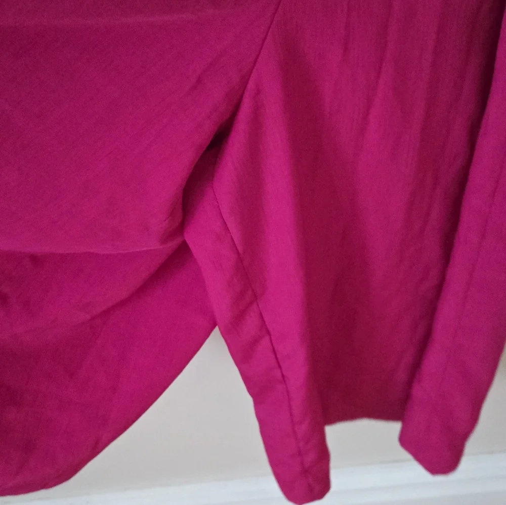🐙VTG 80s Magenta Kulots/Dress - Picture 4 of 9
